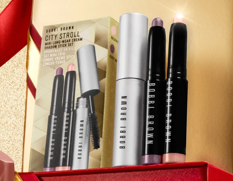 Bobbi Brown Holiday City Stroll Mini Long-Wear Cream Shadow Stick Set – Image 3