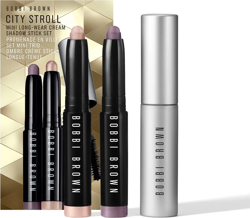 Bobbi Brown Holiday City Stroll Mini Long-Wear Cream Shadow Stick Set