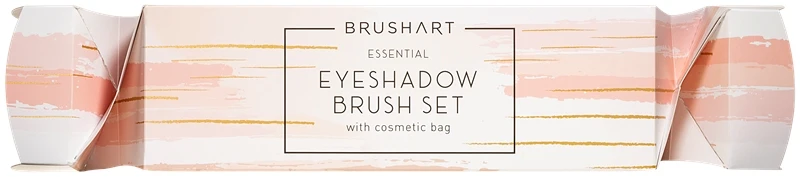 BrushArt Professional Essential Eyeshadow Brush Set With Cosmetic Bag – Image 2