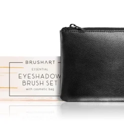 BrushArt Professional Essential Eyeshadow Brush Set With Cosmetic Bag