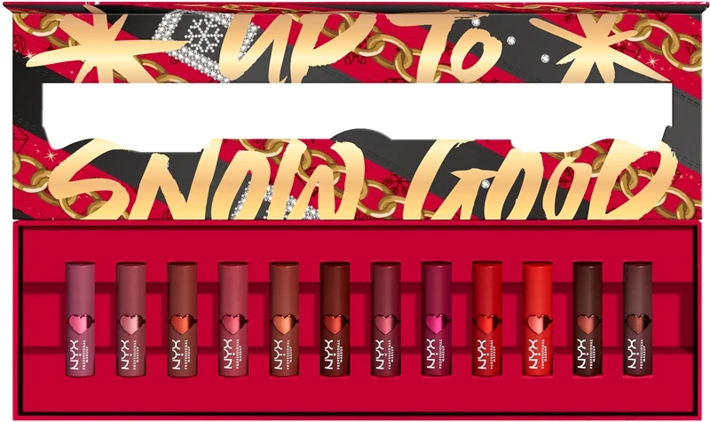 NYX Professional Makeup Limited Edition Xmass Mrs Claus Oh Deer Matte Lip Vault – Image 2